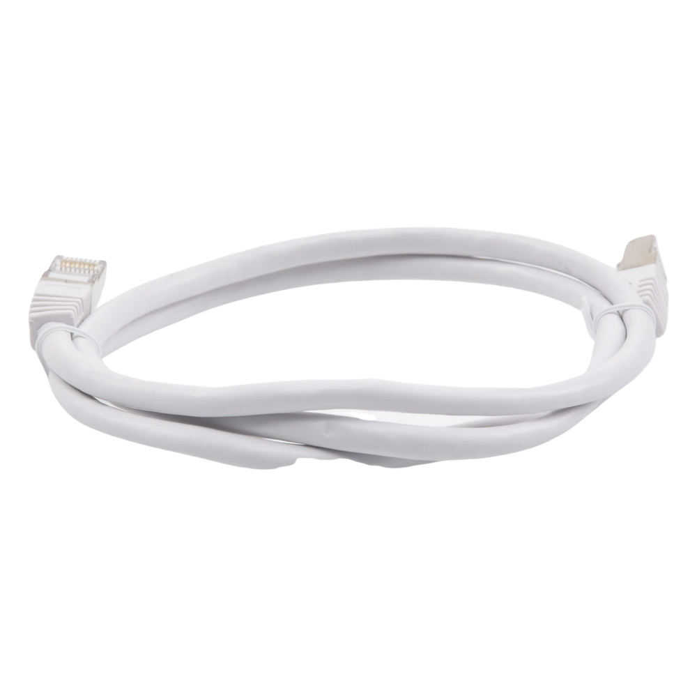 Patch Cord Cat6A 10G Blindado 1.0 Metro (3.28 Pies) Blanco