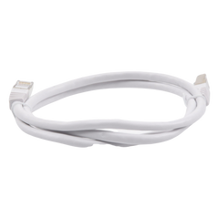 Patch Cord Cat6A 10G Blindado 1.0 Metro (3.28 Pies) Blanco