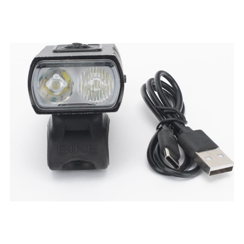 Luz Auxiliar Delantera Ultra Brillante, Para Bicicletas, 500 Lúmenes, Con Montaje Incluido