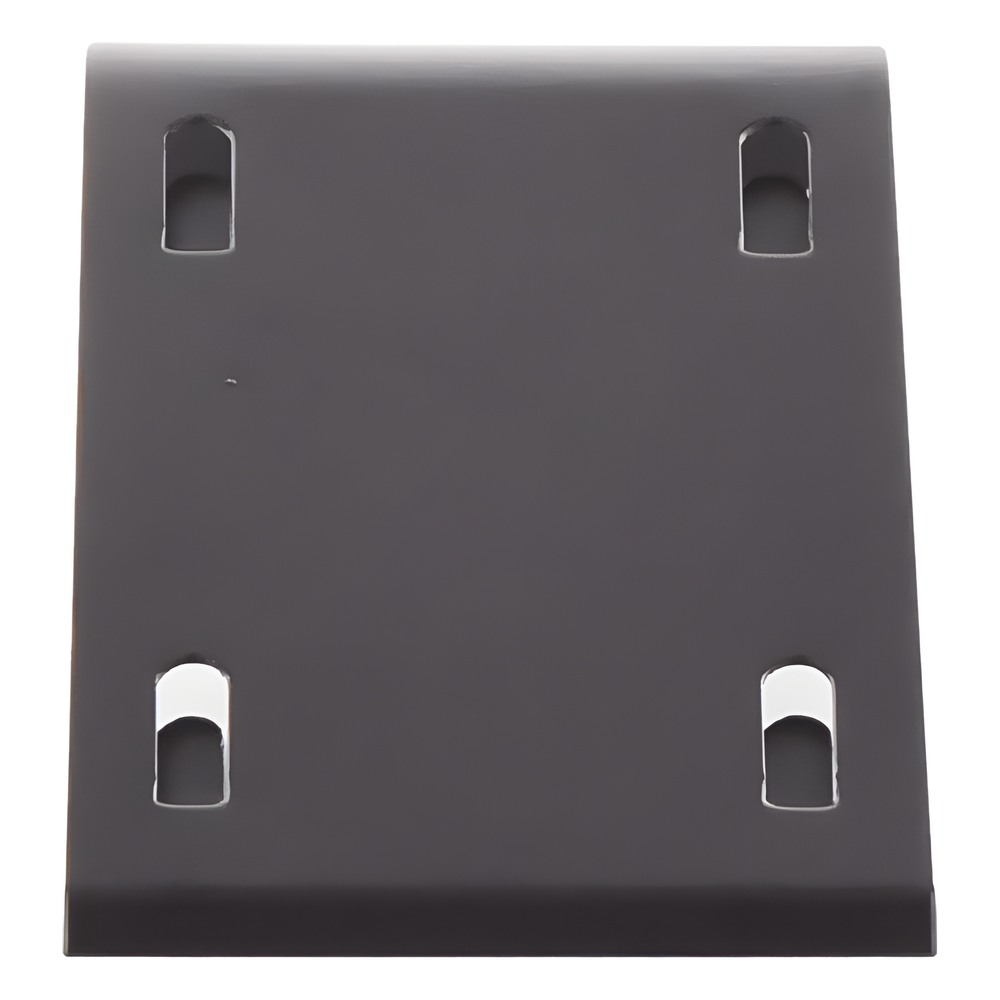 Bajada para cable de 100 mm de ancho, con baño de pintura epóxica en color NEGRO