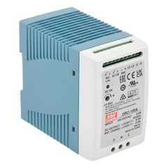 Fuente de poder Riel Din 12V, 100W con Cargador de Batería