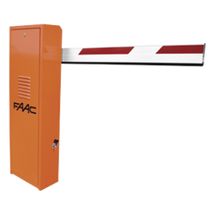 Kit de Barrera FAAC 620 RPD con Pluma Rectangular sin Iluminación / Equipo Hidráulico de Uso Intensivo / Hasta 2 Millones de Ciclos Antes de Presentar una Falla Severa