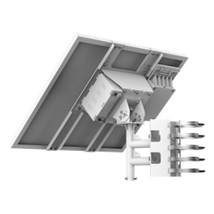 Kit Solar de alimentación / Panel Solar / Batería de Respaldo de Litio 360 Wh / 2 Salidas de 12 Vcd / Accesorios de Instalación / Uso en Exterior IP66
