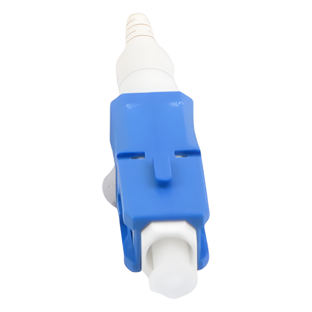 Conector de Fibra Óptica Pre-Pulido LightBow SC/UPC Simplex, Monomodo OS1/OS2, Re-Terminable, Color Azul