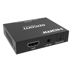 Extractor de Audio HDMI | 18 Gbps | HDCP 2.2 | Resolución 4K2K@60Hz | YUV444 | HDR 10 bits |Audio Óptico y Estéreo L/R