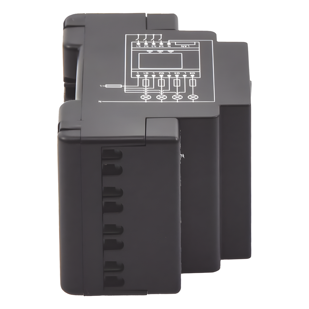 Relevador 40A inalámbrico WIFI y Ethernet / 4 canales inteligentes / 10A por canal, 110-230 V /montaje riel DIN