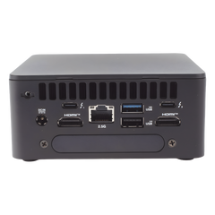 Mini PC NUC Barebone / Core i7-1360P (13 Gen) / Wi-Fi 6E + 2.5GbE / 2 x HDMI 2.1 / Bluetooth / No incluye Memoria RAM, SSD y S.O.  / Incluye fuente