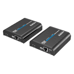 Extensor KVM HDMI 4K a 60 Hz | Transmisión hasta 120 mts con CAT6 | Resolución 4096x2160@60Hz | Ancho de Banda 18Gbps | HDCP1.4 y HDCP2.2 | Latencia 120~170ms | Conexión 1:1, 1:N, N:1, N:N
