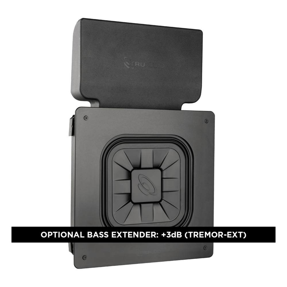 Subwoofer In-Wall 10" | 250 Watts | Sensibilidad 83 dB | Respuesta de Frecuencia 45-90 Hz | Salida Máxima 107 dB | Impedancia 4&Omega;