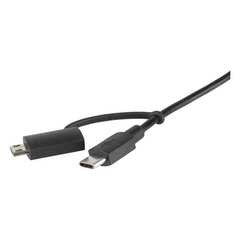 Cámara Boroscopio de Inspección con Conexión para Dispositivos Android®. Cuello de Cisne Blindado de 10' (3 m) y 6 Luces LED