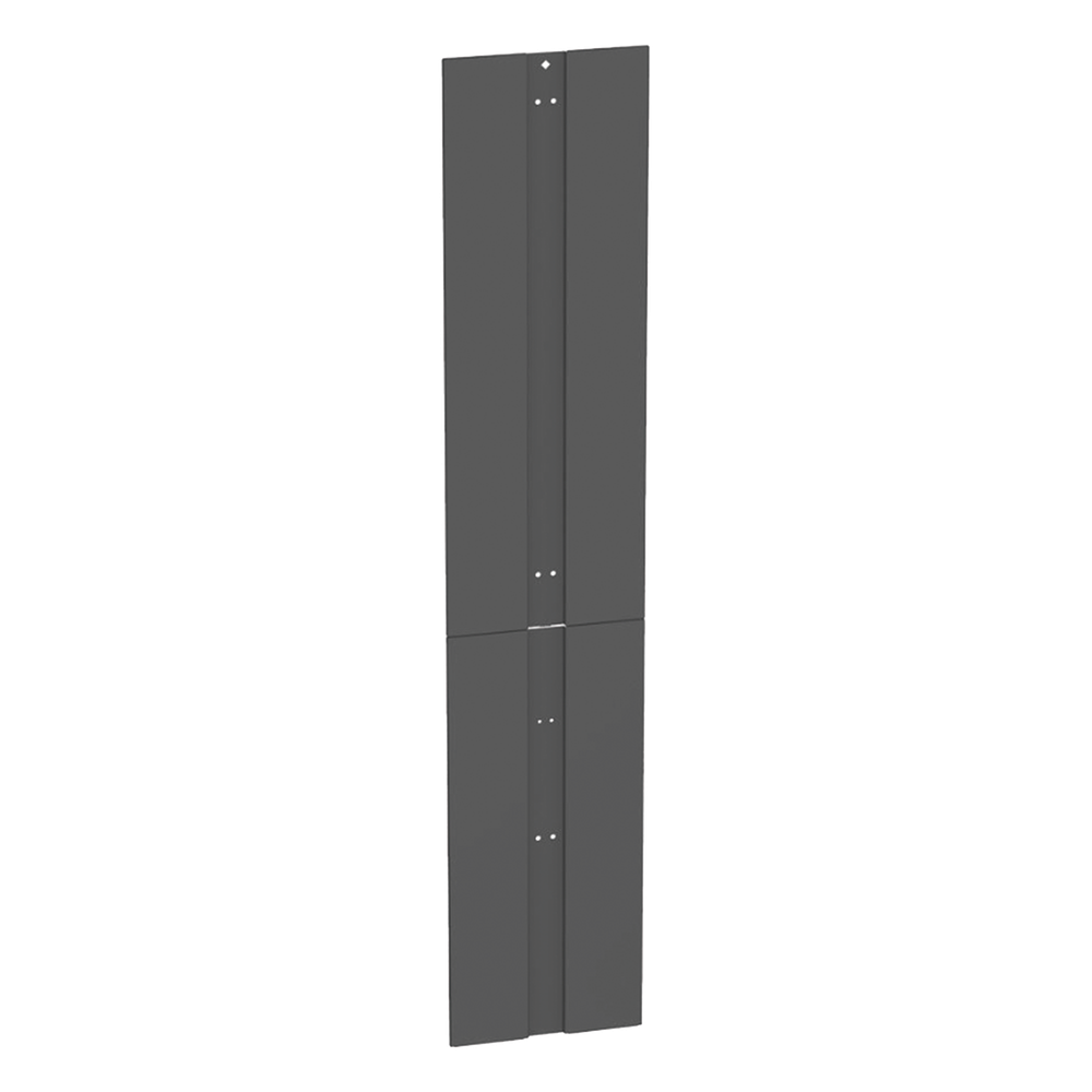 Tapa Final de Fila, Para Organizador Vertical PR2V PatchRunner™ 2, de 45 UR, Color Negro
