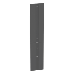 Tapa Final de Fila, Para Organizador Vertical PR2V PatchRunner™ 2, de 45 UR, Color Negro
