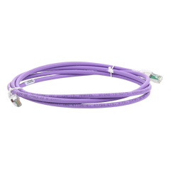 Patch Cord Z-MAX Cat6A S/FTP, CM/LS0H, 2.13 Metros (7 Pies), Color Violeta, Versión Bulk