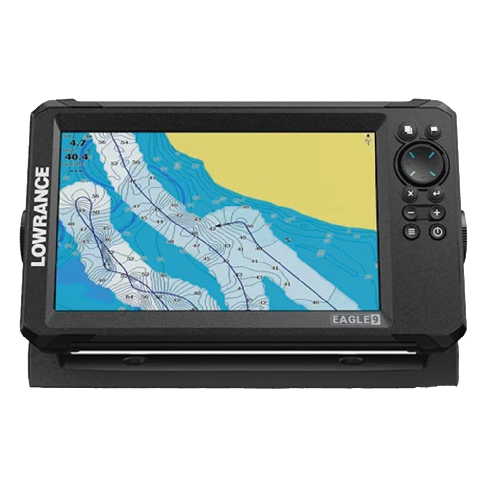 Eagle-9 ecosonda en pantalla horizontal IPS de 9 pulgadas, incluye transductor skimmer 50/200 kHz