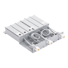 Duplexer SYSCOM en VHF, 6 Cav. 148-160 MHz, 50 Watt, 5 MHz Sep. Rechazo de Banda, N Hembras.