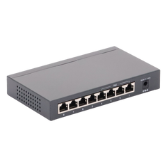 Switch Gigabit PoE+ no administrable de 8 puertos 10/100/1000 Mbps, solo 4 puertos PoE, para escritorio