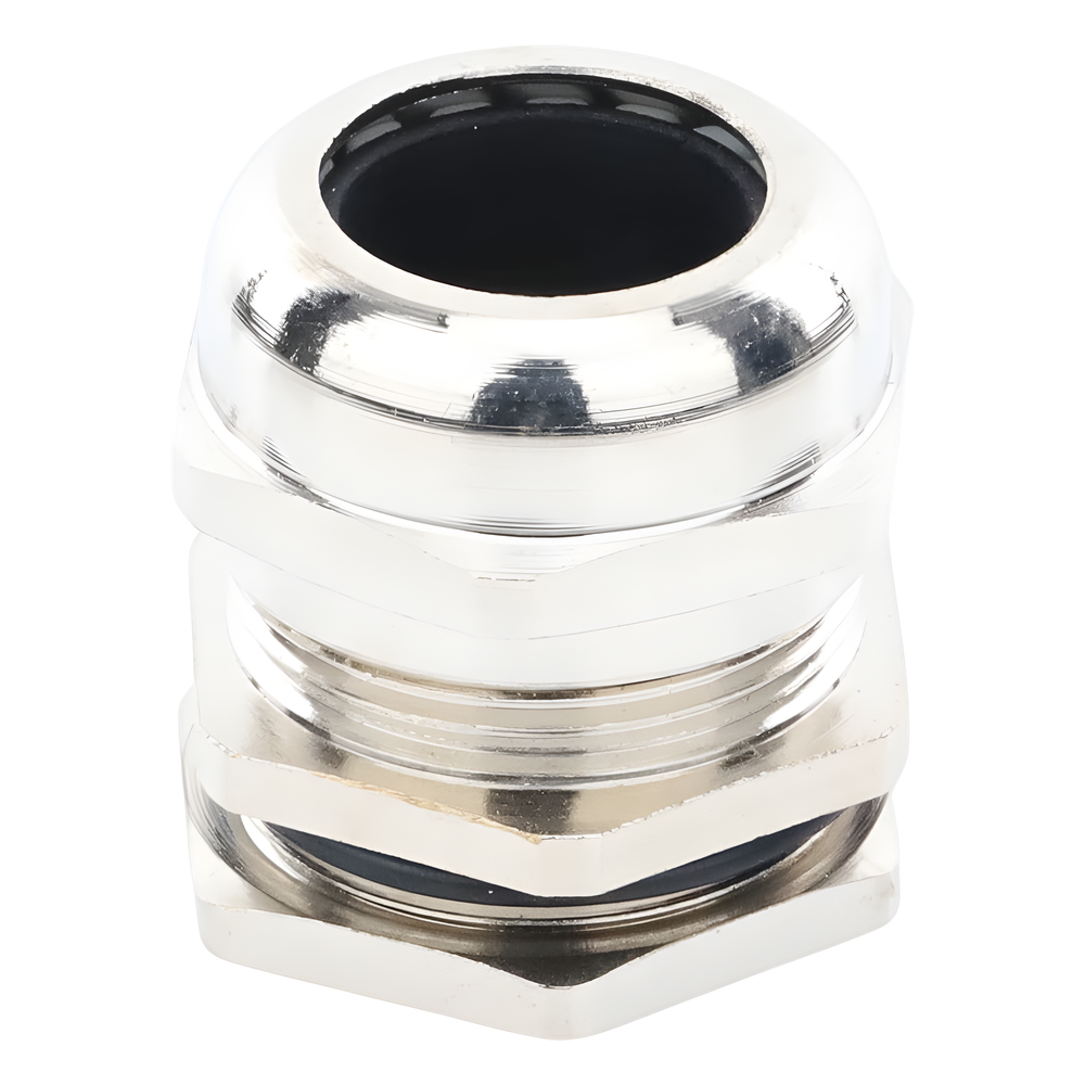 Conector Metálico Tipo Glándula para Cable de 13 a 18 mm de Diámetro.