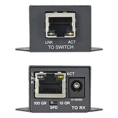 Transmisor PoE/PoE+ Para Uso con Receptor POEXRX1, Hasta 610 Metros (2000 ft) con Cable Cat5e o Cat6, 10/100Mbps