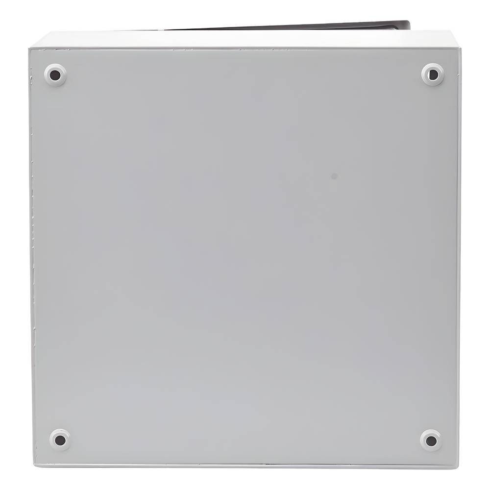 Gabinete de Acero, Nema 4 -IP 66 de 40 x 40 x 20 cm con Platina y certificado UL.