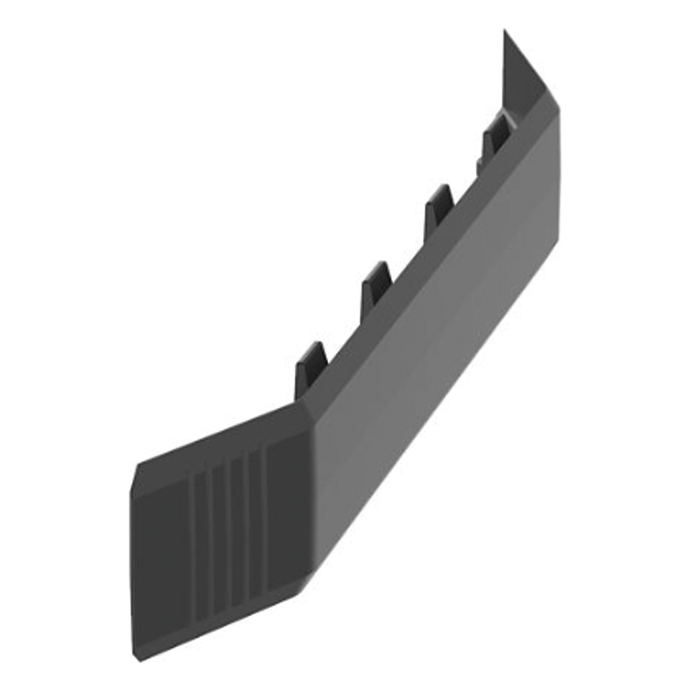 Unión Recta Para Canaleta de Piso AFR4BCBL6, Material PVC Rígido, Color Negro