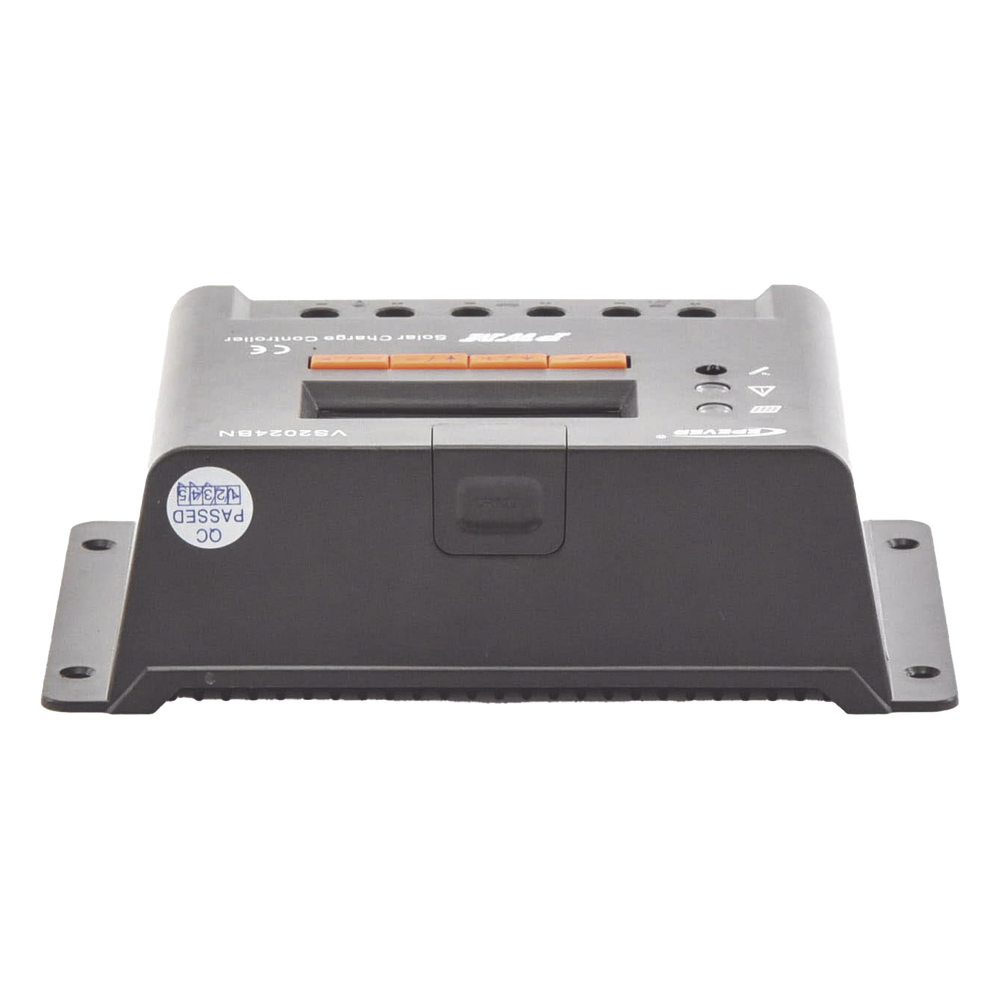 Controlador Solar de Carga y Descarga PWM 12/24V 20A con Display, Parámetros Configurables