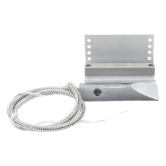 Contacto magnético de uso rudo con soporte ajustable en L y cable blindado, para puertas industriales y de cortina
