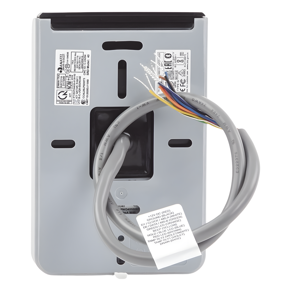 Lector R40 SIGNO Estandar  Multitecnologia/ 40NKS-00-000000/ Garantia de Por Vida/ Pigtail/Wiegand & OSDP