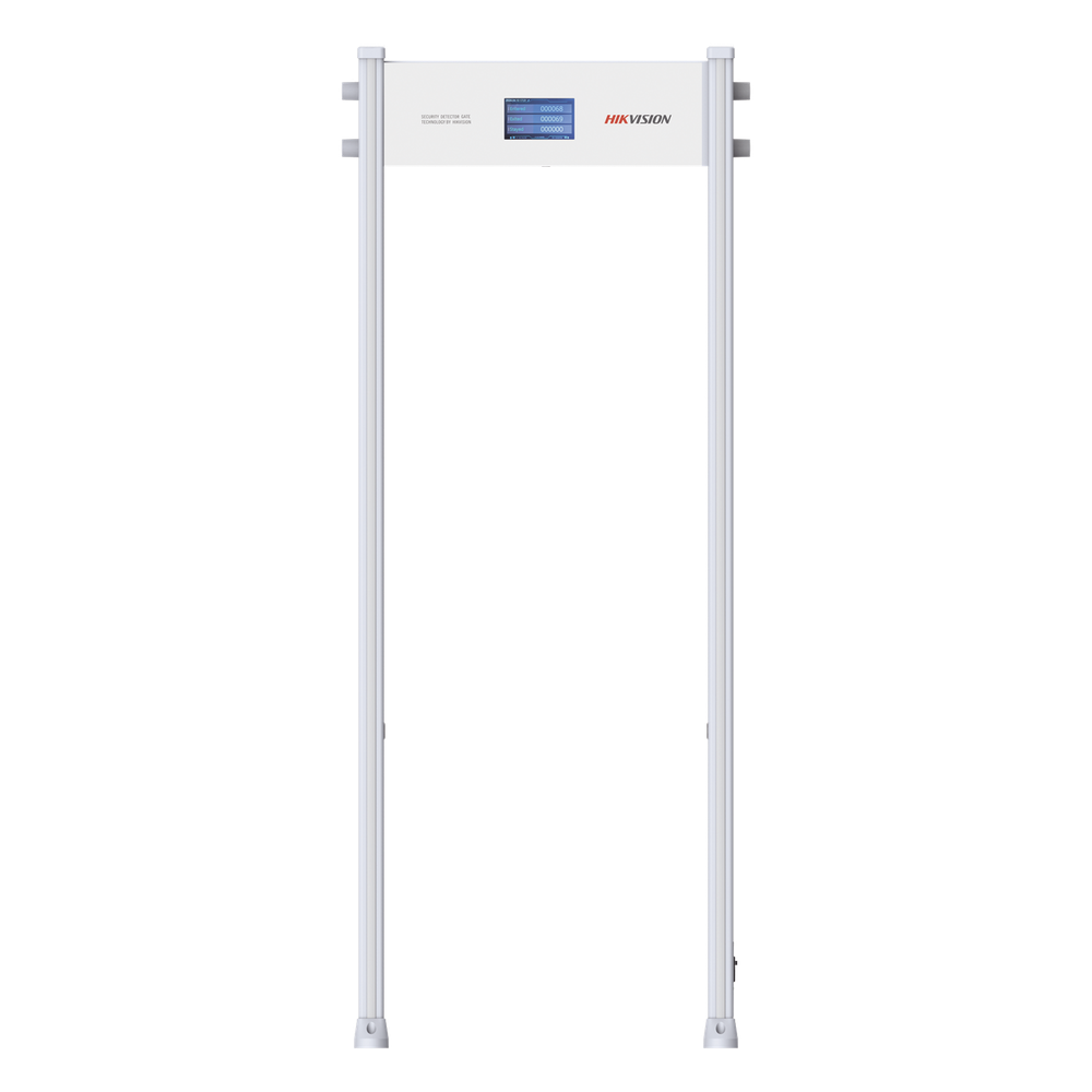 Arco Detector de Metales de 18 Zonas con Pantalla LCD de 7" / Conteo de personas y Alarmas / Ajuste de Sensibilidad e Interferencias / Mejora Anti-Interferencia