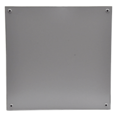 Gabinete de Acero, Nema 4 -IP 66 de 60 x 60 x 25 cm con Platina y certificado UL.