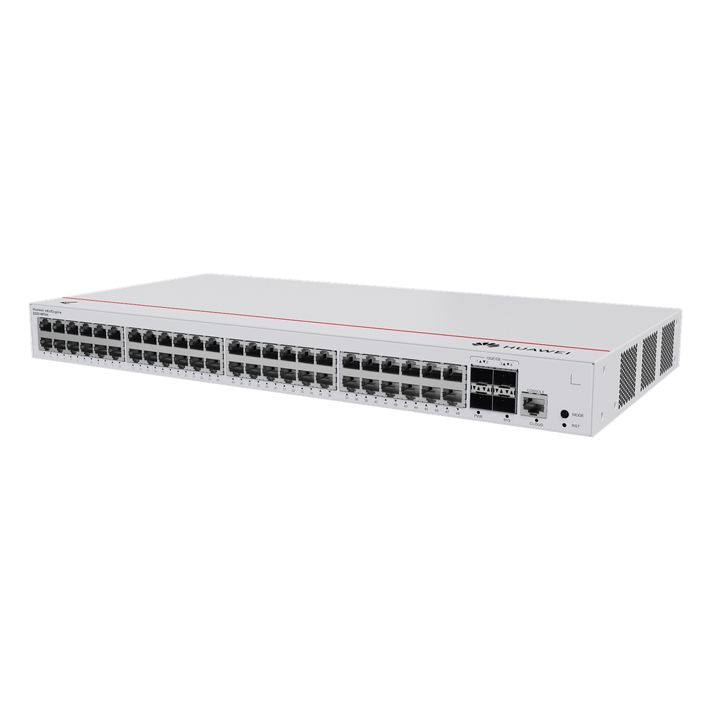 Switch de Acceso Gigabit Administrable  Capa 2 / 48 puertos 10/100/1000 Mbps / 4 Puertos 10GE SFP+ Uplink / ERPS / IMGP Snooping / DHCP Snooping / Administración Nube Gratis