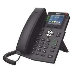 Teléfono IP / 6 Líneas SIP / Pantalla LCD a Color 2.8" / Audio HD G.722 y Opus / Conferencia 3 Vías / Puertos Gigabit / PoE 802.3af / OpenVPN / IPv6
