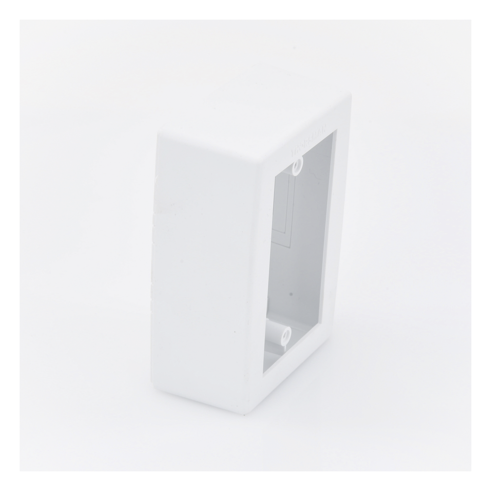 Caja de Registro Universal, Color Blanco de PVC Auto Extinguible (7902-02001)