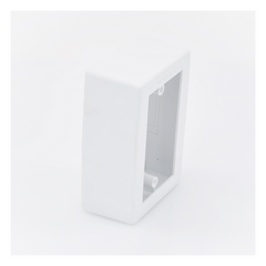 Caja de Registro Universal, Color Blanco de PVC Auto Extinguible (7902-02001)