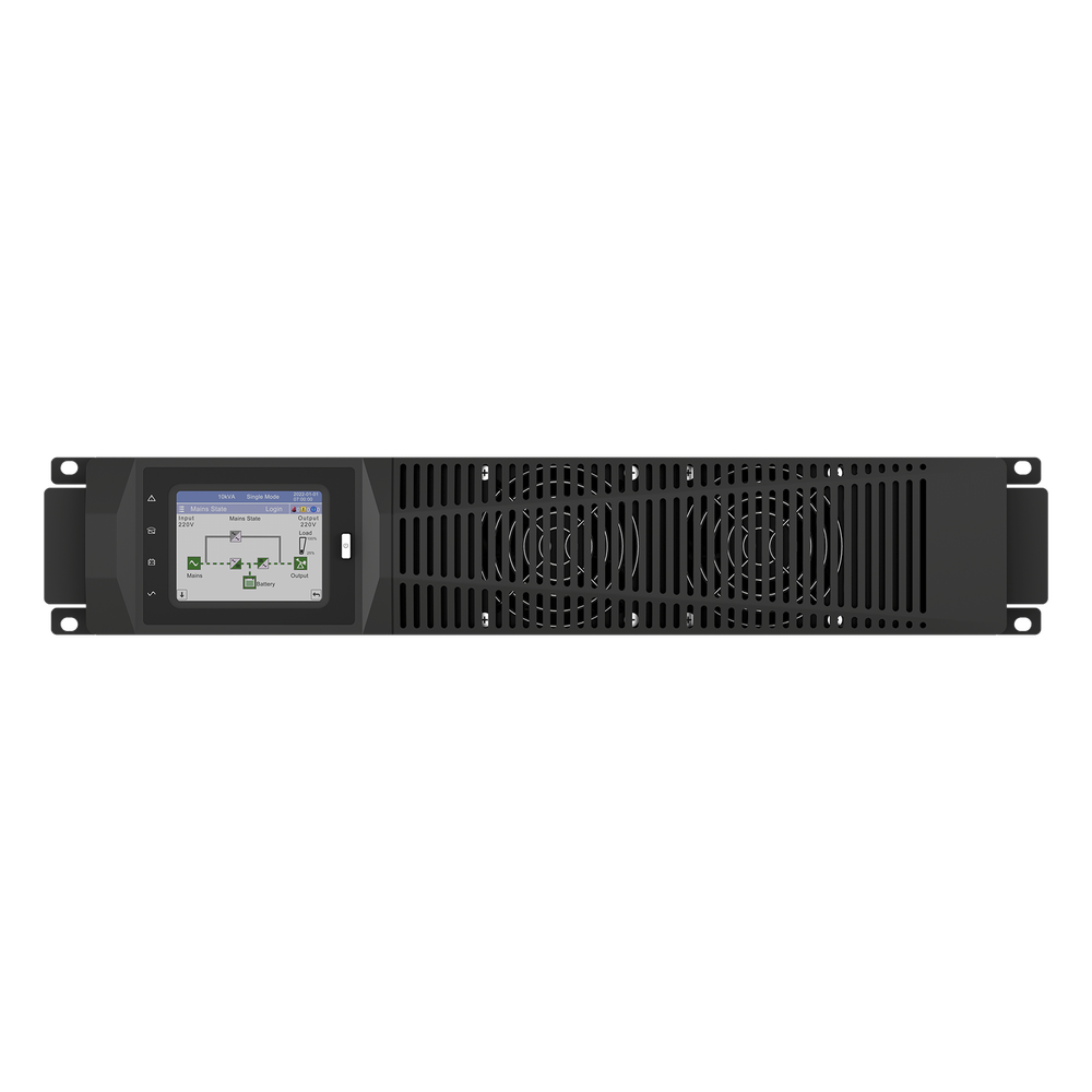 UPS Rack-Torre 6KVA / 5.4kW Entrada s 220VCA, Salida 220VCA (Fase Única), 2 Unidades Rack, Equipo de Largo Tiempo de Operación con Respaldo