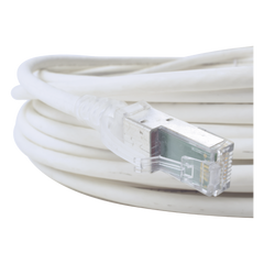 Patch Cord Z-MAX Cat6A S/FTP, CM/LS0H, 15.24 Metros (50 Pies), Color Blanco