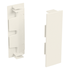 Unión recta de tapa, para uso con canaleta T70, Material PVC Rígido, Color Blanco