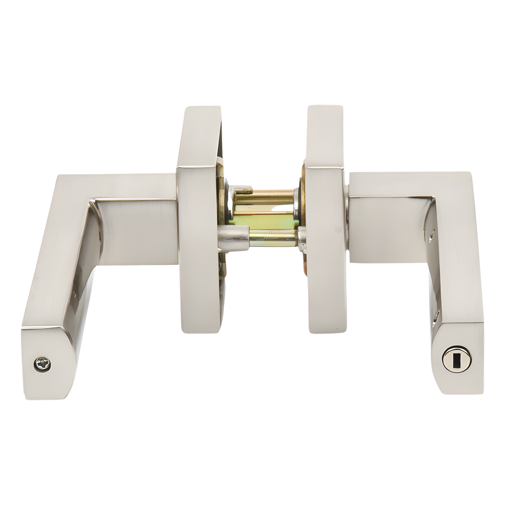 Manija Castelli Biométrica/ Niquel Satinado / 30 usuarios / Para Puerta Izq o Derecha de 60-70mm