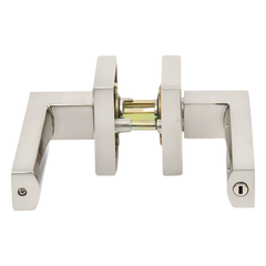 Manija Castelli Biométrica/ Niquel Satinado / 30 usuarios / Para Puerta Izq o Derecha de 60-70mm