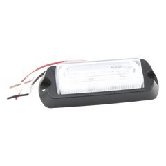 Luz Auxiliar Ultra Brillante de 8 LED's en color Rojo/Claro con mica transparente
