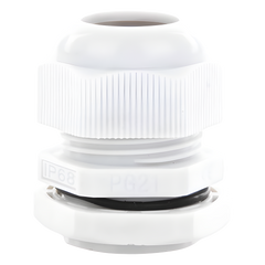 Conector Plástico Tipo Glándula para Cable de 13 a 18 mm de Diámetro.