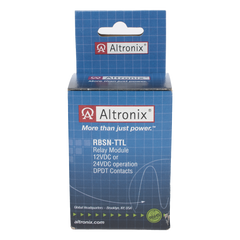 Relé Ultrasensible / Trigger 3-24VDC / Contactos DPDT 1A/120VAC o 2A/28VDC / Operación 12-24VDC / Para Sirenas y Paneles de Alarma