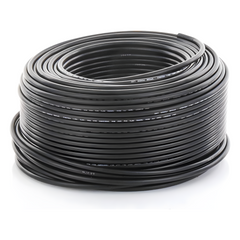 Cable Fotovoltaico Negro / 6mm² (10AWG) / Material COBRE /  2000V / Rollo de 100m