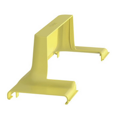 Tapa de Bajada Vertical FRSPJ4X4LYL, Para Canaleta FiberRunner® 4X4, Color Amarillo