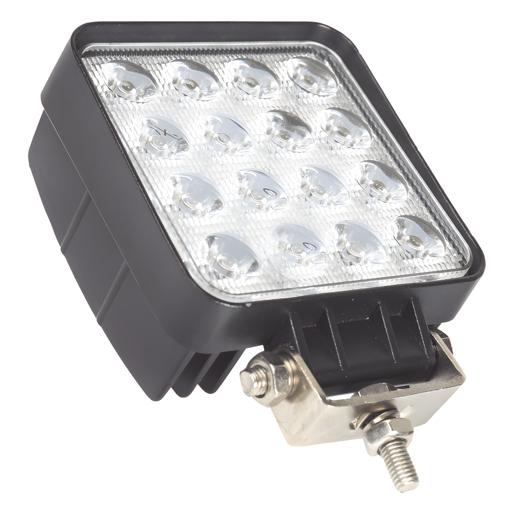 Luz de trabajo de 16 LED, 4000 Lumenes, 48 Watts, 10-30 Vcc, IP67