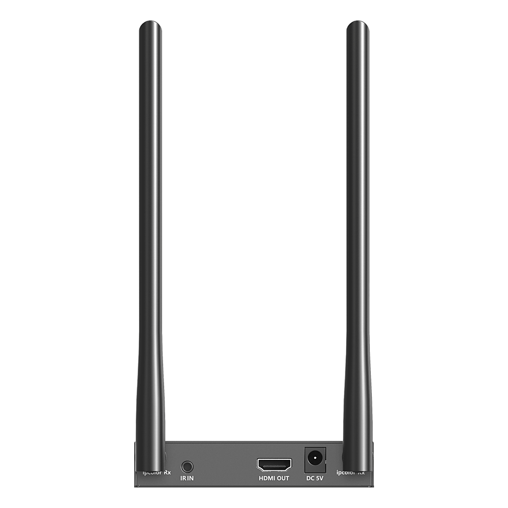 Receptor Inalámbrico HDMI | 4K@60Hz 4096x2160 | Tecnología ipcolor STREAM | Banda 5G 5.18-5.24 GHz | Distancia 50 m | Conexión de Hasta 1 a 4