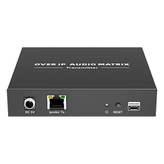 Extensor de Audio sobre IP | PCM 2.0 | 120 m | Matriz Flexible 1 a 1 / 1 a N / N a N | Interfaces Profesionales | Protección ESD | Solo Transmisor