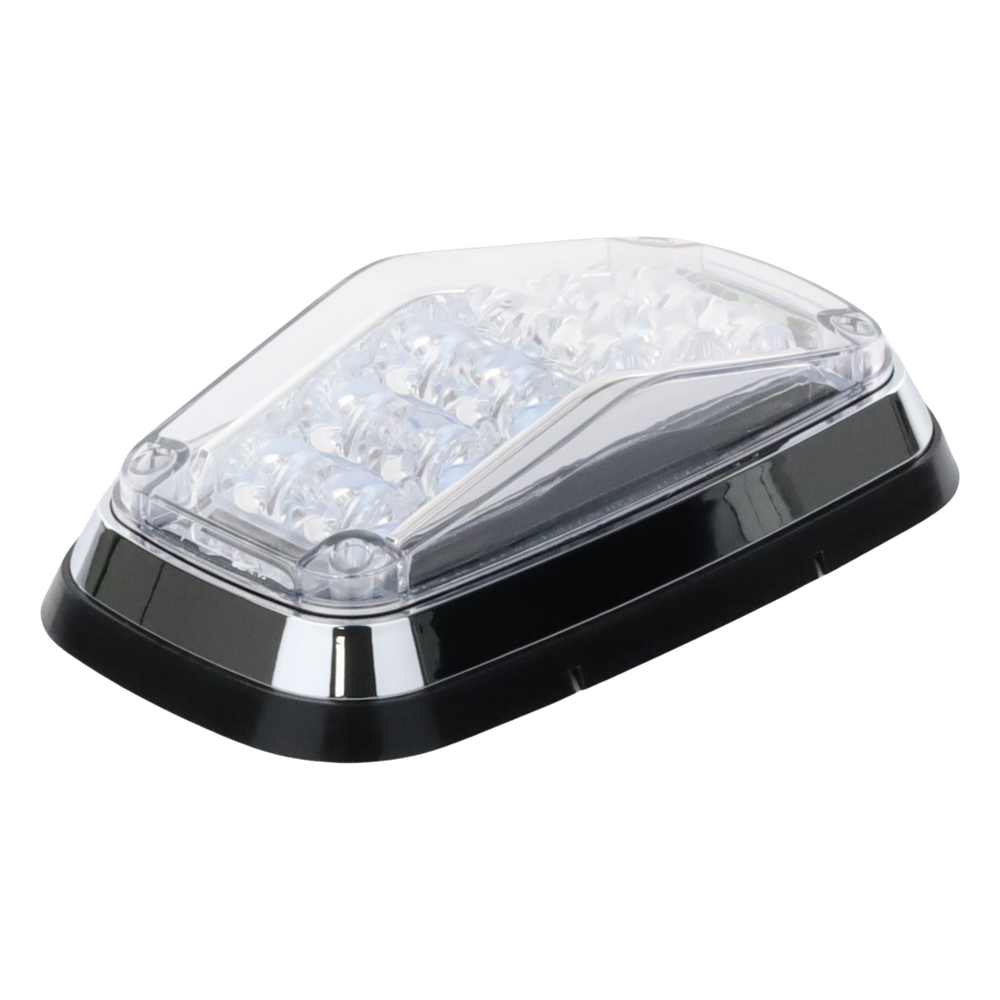 Luz de advertencia 8 X 4", Color Rojo / Claro, IP67, SAE, Ideal para Ambulancias