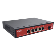 Controlador Solar de 15A con Switch PoE / 1 Puerto Gigabit PoE 802.3 bt / 2 Puertos PoE 802.3 af/at / 2 Puertos PoE Pasivo 24/48 Vcc / 1 Puerto SFP / No administrable