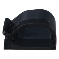 Clip de Nylon 6.6 con Adhesivo, Para Cables de Hasta 15.8 mm de Diámetro, Uso Interior/Exterior, Color Negro, Paquete de 100pz