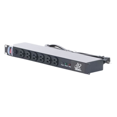 Protector Contra Sobretensiones de 120 VCA, 15 A, 12 Salidas, Montaje en Rack 1U, Servidores Montados en Rack, Sistemas de Voz, Controladores, Equipos de Video Vigilancia